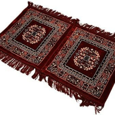 Personal Puja Asan (Red Cloth, Mirror, etc.)